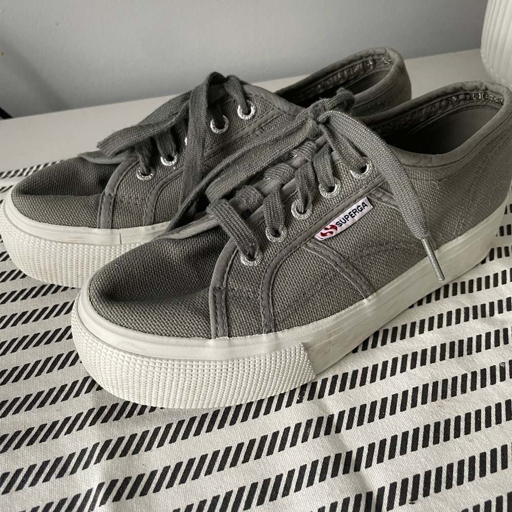 SUPERGA PLATFORM SNEAKERS
